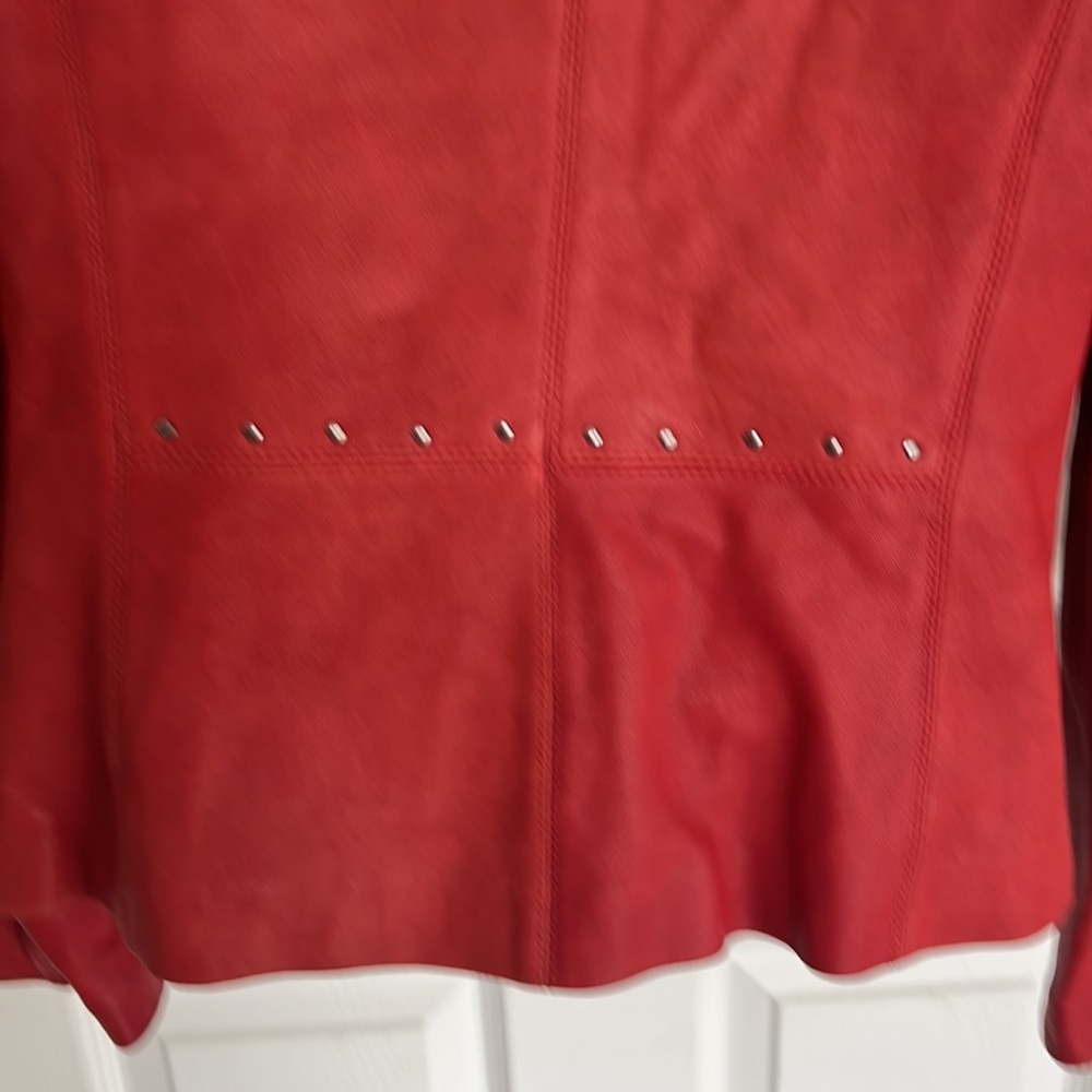 Bernardo Leather Fitted Jacket - image 7